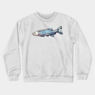 Cozy Zebra Danio Crewneck Sweatshirt